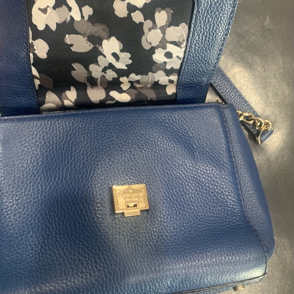 Kate Spade Blue Leather Crossbody Bag - Picture 3 of 14